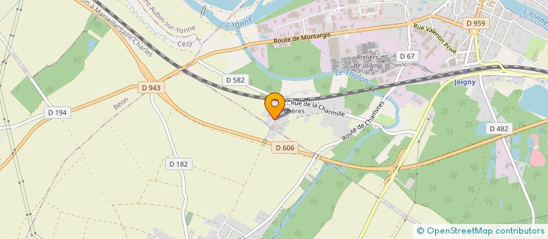 localisation de l'entreprise SCI DE LA VOIE ROMAINE à JOIGNY
