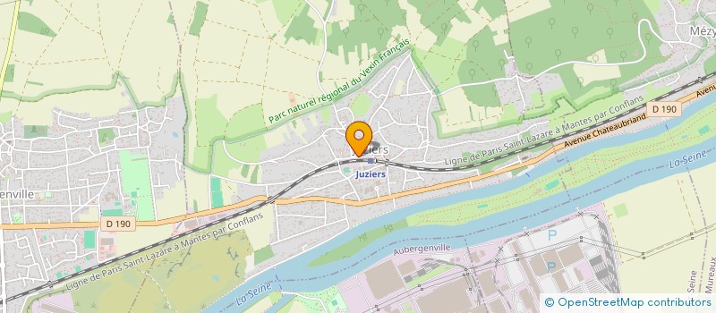 localisation de l'entreprise SCI DE LA VOLANE à JUZIERS