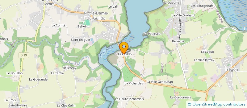 localisation de l'entreprise SCI DE LA VOUTE  CREHEN