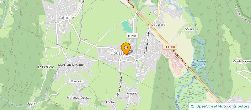 localisation de l'entreprise SCI DE LA VOUTE à DOUSSARD