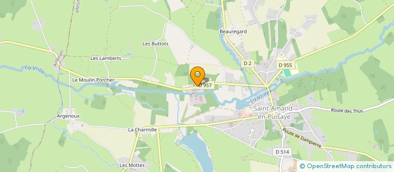 localisation de l'entreprise SCI DE LA VRILLE à SAINT-AMAND-EN-PUISAYE
