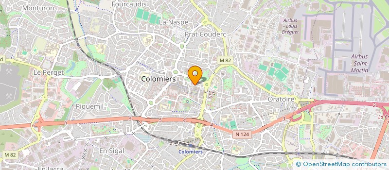 localisation de l'entreprise SCI DE LA VUE CLAIRE à COLOMIERS