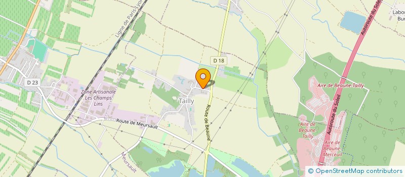 localisation de l'entreprise SCI DE LA WOLUWE  TAILLY