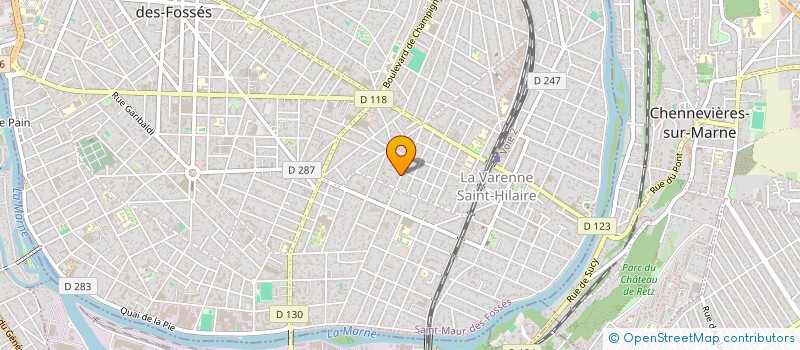 localisation de l'entreprise SCI DE LA Z.A.C. A3 à SAINT-MAUR-DES-FOSSES