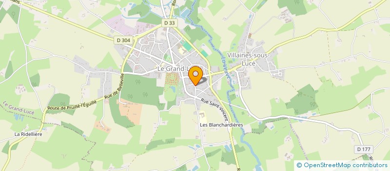 localisation de l'entreprise SCI DE LA ZA LE VAL DE LOIR  LA CHARTRE-SUR-LE-LOIR