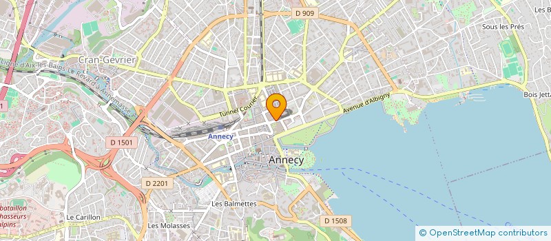 localisation de l'entreprise SCI DE LA ZAT à ANNECY