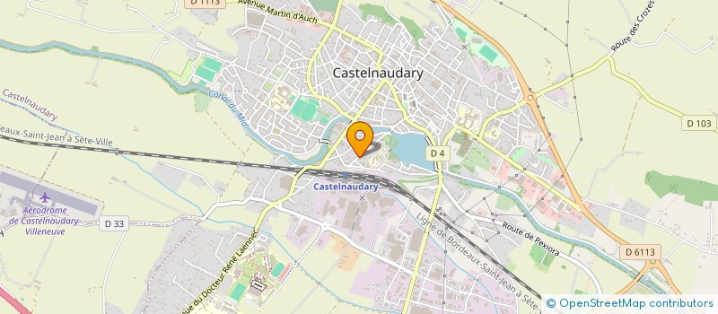 localisation de l'entreprise SCI DE LA ZONE  CASTELNAUDARY