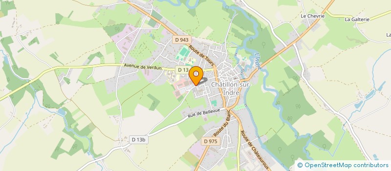 localisation de l'entreprise SCI DE LA ZONE DE BEAUREGARD à CHATILLON-SUR-INDRE
