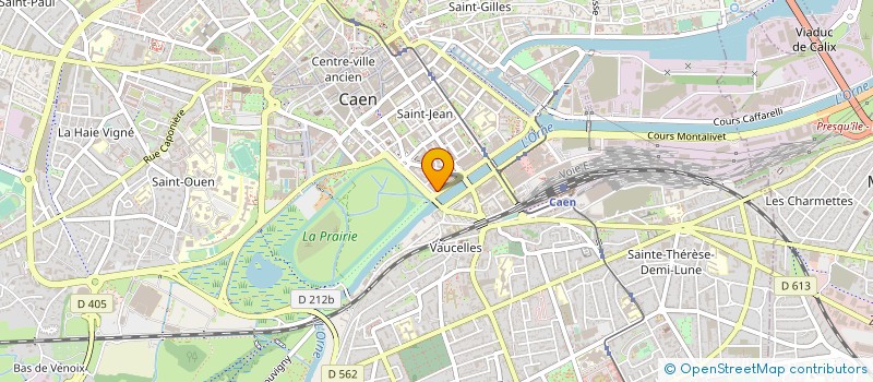 localisation de l'entreprise SCI DE LA ZONE INDUS CARPIQUET à CAEN