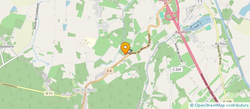 localisation de l'entreprise SCI DE LABARRERE à SAINT-LEON