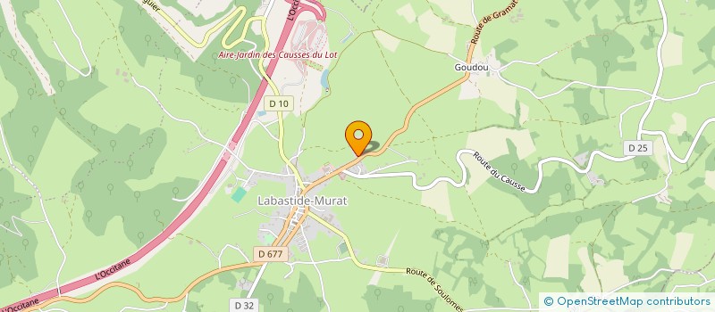 localisation de l'entreprise SCI DE LABARTHE  COEUR DE CAUSSE