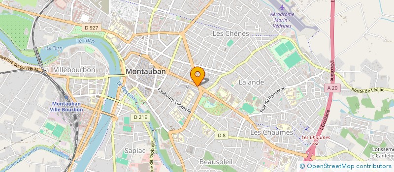 localisation de l'entreprise SCI DE LABASTIOLLE  MONTAUBAN