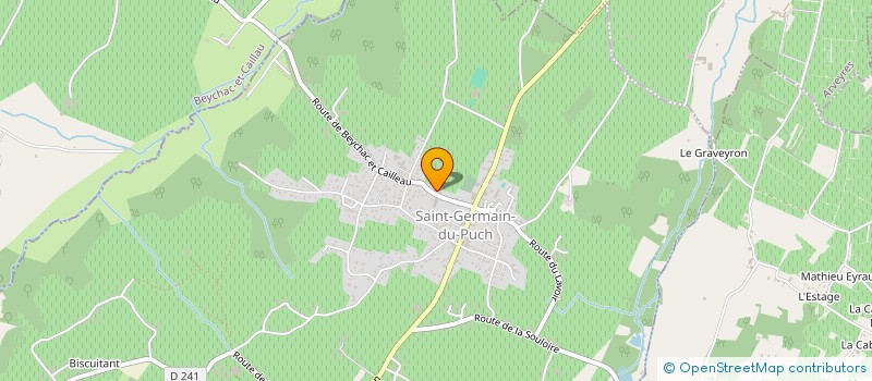 localisation de l'entreprise SCI DE LABATUT  SAINT-GERMAIN-DU-PUCH