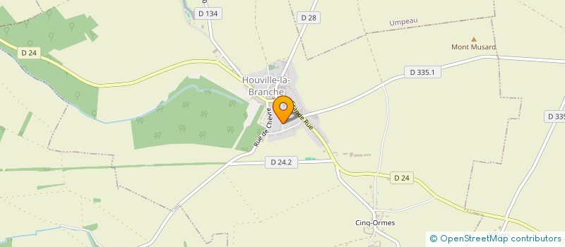 localisation de l'entreprise SCI DE LABICHE à HOUVILLE-LA-BRANCHE