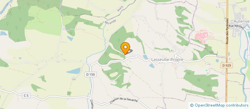 localisation de l'entreprise SCI DE LABLENNERIE à LASSEUBE-PROPRE
