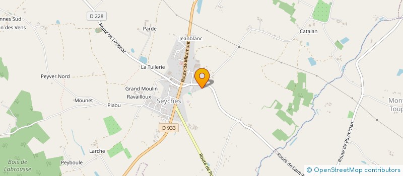 localisation de l'entreprise SCI DE LABORDE  SEYCHES