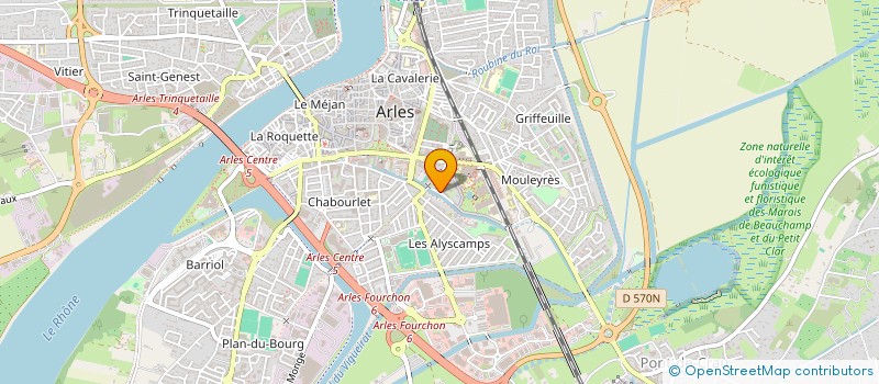 localisation de l'entreprise SCI DE LABRUSSE à ARLES