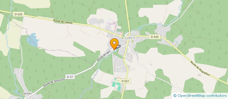 localisation de l'entreprise SCI DE LACADE  BROCAS