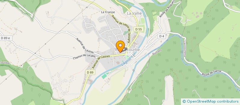 localisation de l'entreprise SCI DE LACALM  ROQUECOURBE