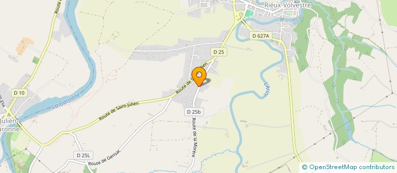 localisation de l'entreprise SCI DE LACAU  RIEUX-VOLVESTRE