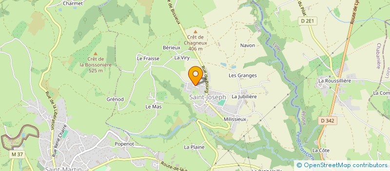 localisation de l'entreprise SCI DE LACHAIE  GENILAC