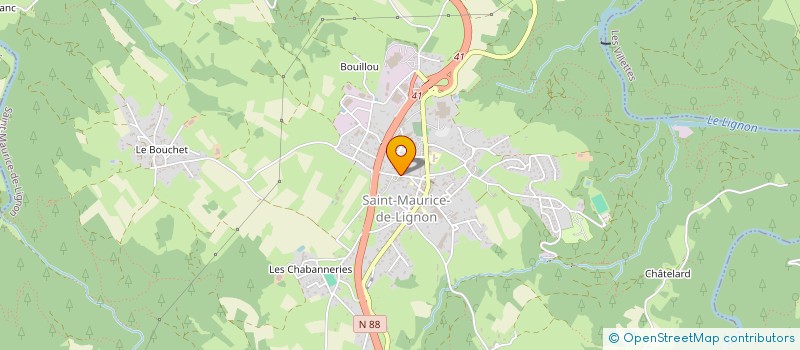 localisation de l'entreprise SCI DE LACHAMP  LAPTE