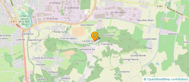 localisation de l'entreprise SCI DE LACOSTE  VILLENEUVE-SUR-LOT