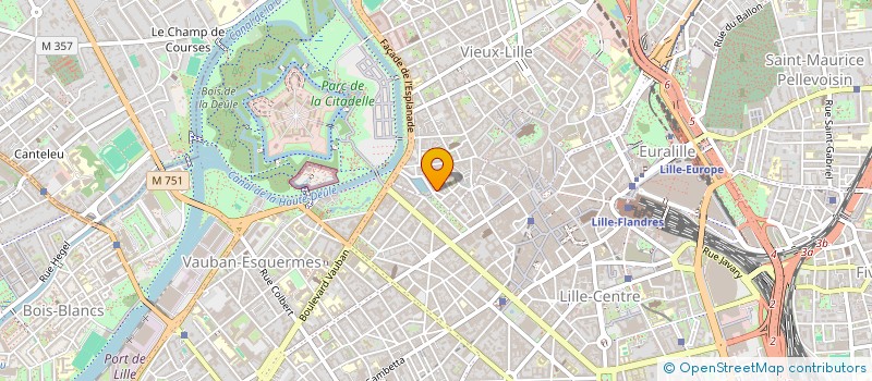 localisation de l'entreprise SCI DE LADEU à LILLE