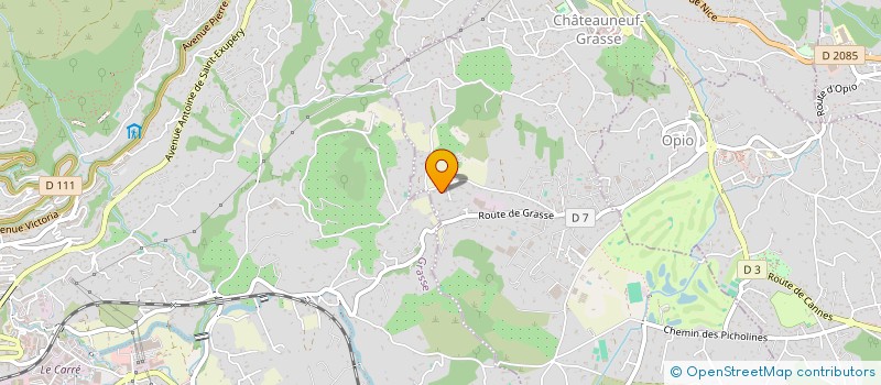 localisation de l'entreprise SCI DE LAFARGUE  CHATEAUNEUF-GRASSE