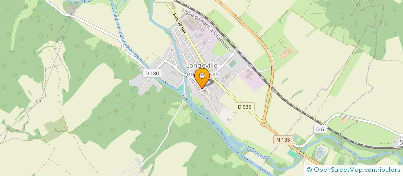 localisation de l'entreprise SCI DE LAFONTAINE à LONGEVILLE-EN-BARROIS