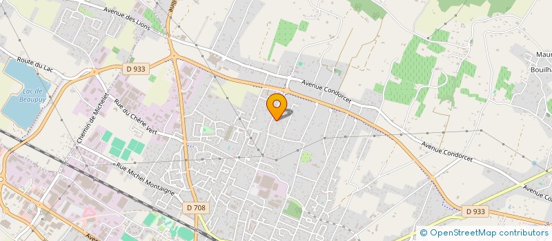 localisation de l'entreprise SCI DE LAFORET  MARMANDE