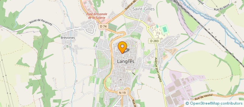 localisation de l'entreprise SCI DE LAGARDE à LANGRES