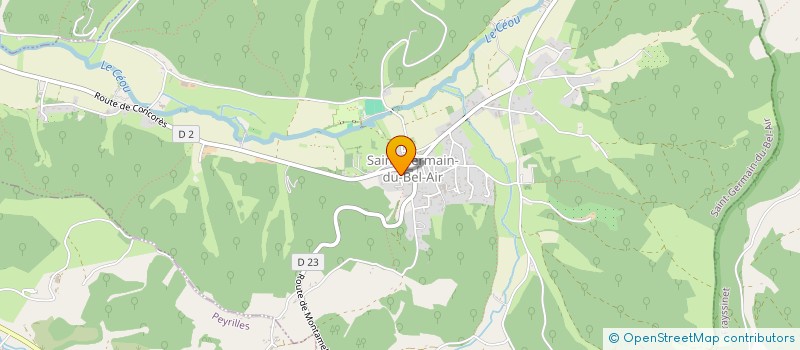 localisation de l'entreprise SCI DE LAGARRIGUE  FRAYSSINET