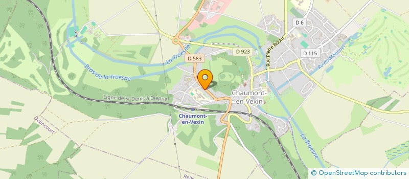 localisation de l'entreprise SCI DE LAILLERIE  CHAUMONT-EN-VEXIN