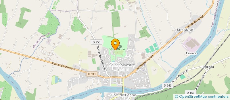 localisation de l'entreprise SCI DE LALANDE  TREMONS