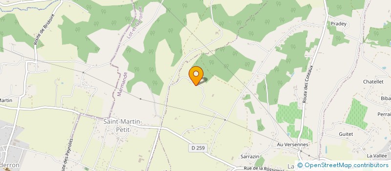 localisation de l'entreprise SCI DE LAMARLIERE  JUSIX