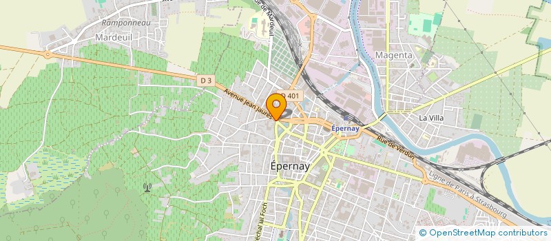 localisation de l'entreprise SCI DE LAMBRE  EPERNAY