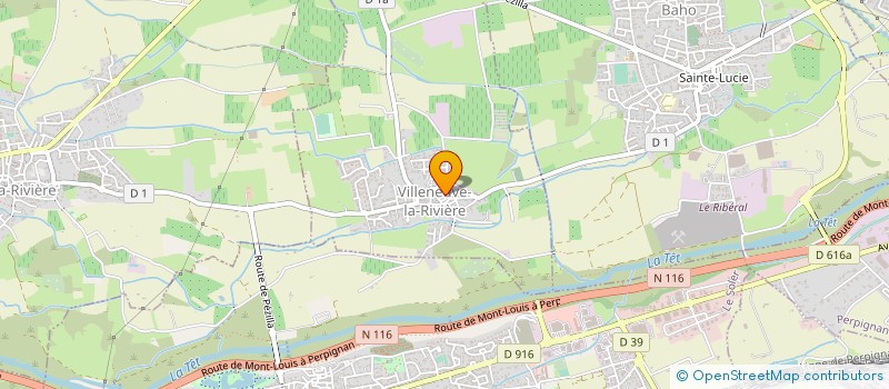 localisation de l'entreprise SCI DE LAMER  VILLENEUVE-LA-RIVIERE