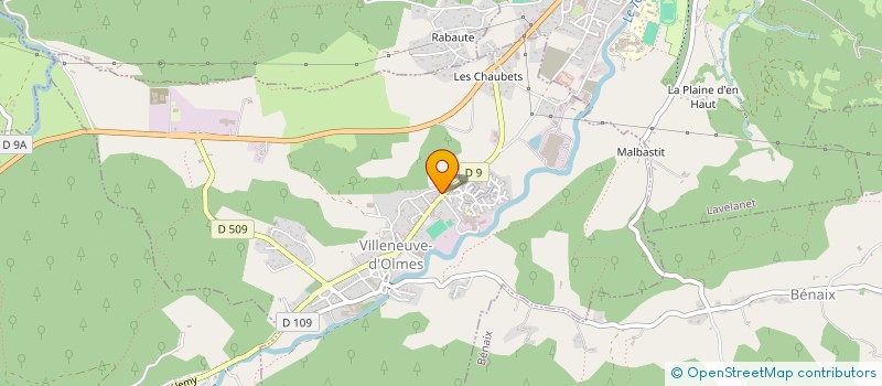 localisation de l'entreprise SCI DE LAMIC à ROQUEFORT-LES-CASCADES