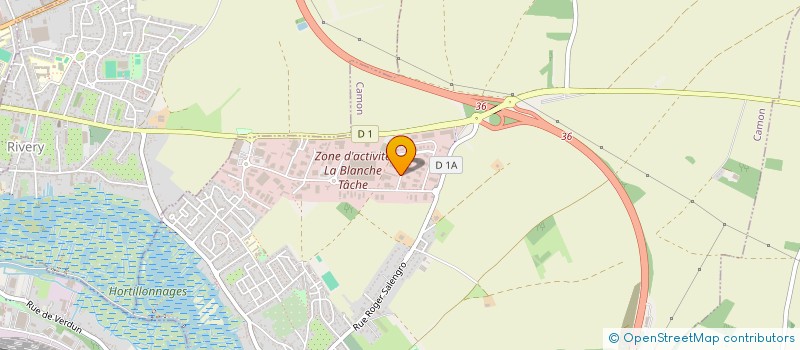 localisation de l'entreprise SCI DE LAMIRAL  CAMON