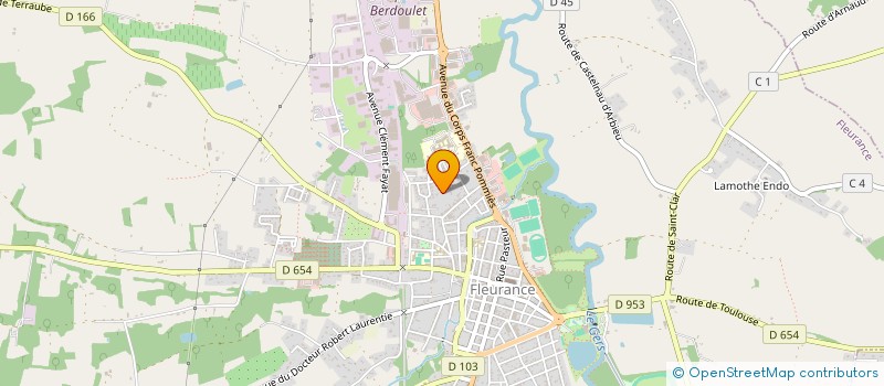 localisation de l'entreprise SCI DE LAMOTHE  FLEURANCE