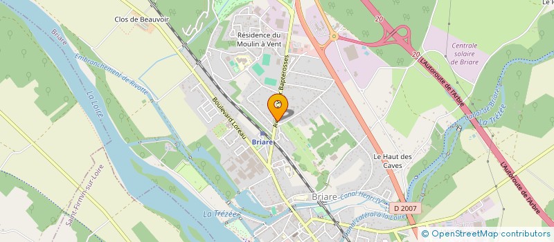 localisation de l'entreprise SCI DE LAMOTTE à BRIARE