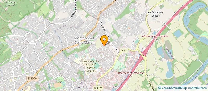 localisation de l'entreprise SCI DE LAMOTTE  MONTBONNOT-SAINT-MARTIN