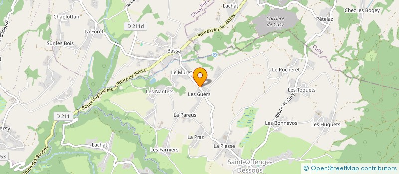 localisation de l'entreprise SCI DE LANDAT  SAINT-OFFENGE