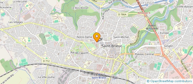 localisation de l'entreprise SCI DE LANDOUAR à SAINT-BRIEUC
