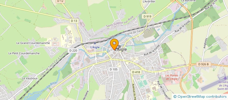 localisation de l'entreprise SCI DE LANDRELLEC à L'AIGLE
