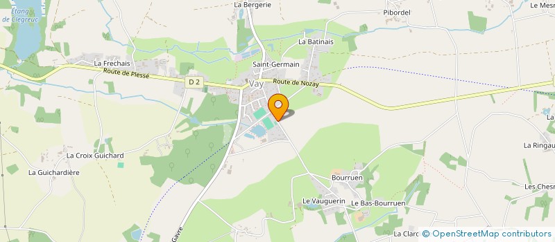 localisation de l'entreprise SCI DE LANGAST  VAY