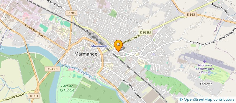 localisation de l'entreprise SCI DE LANGEOT  MARMANDE