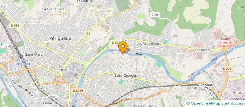 localisation de l'entreprise SCI DE LANGLADE à PERIGUEUX
