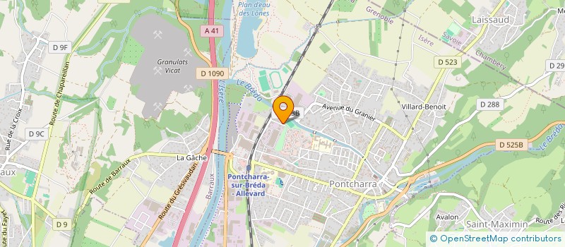 localisation de l'entreprise SCI DE LANGRENAZ  PONTCHARRA